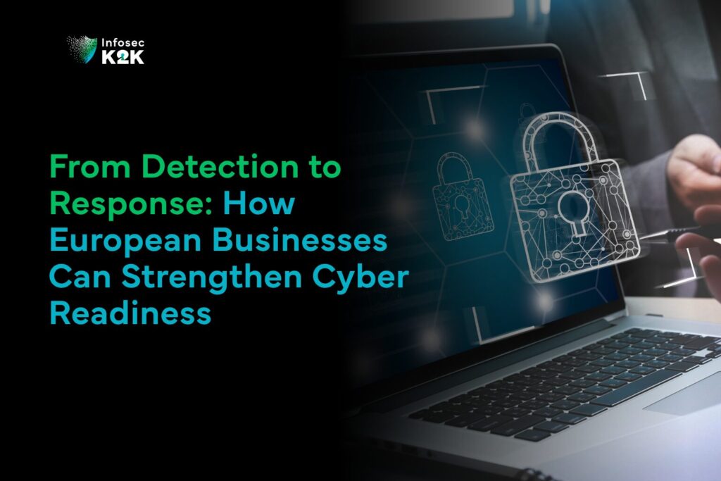 Laptop with padlock icons for cybersecurity.